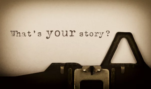 What is your story written on a presentation board